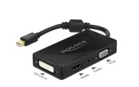 Delock Multiadapter Mini-DisplayPort - DVI-D/HDMI/VGA 4K Passiv