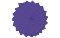 URSUS Tonzeichenpapier A4, 130 g/m², 100 Blatt, Violett