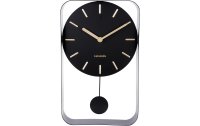 KARLSSON Wanduhr Pendulum Charm Small 20 x 32 cm, Schwarz