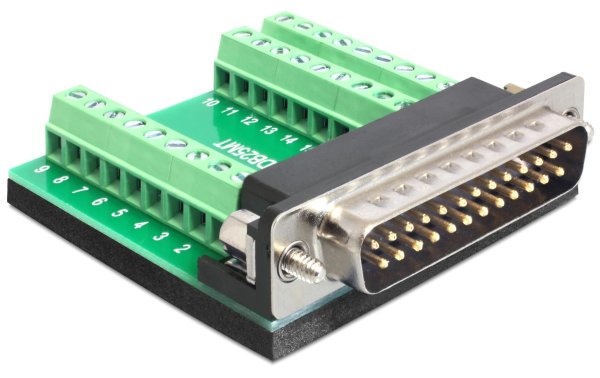 Delock Adapter DB25 - Terminalblock 0 cm