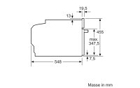 Bosch Einbaubackofen mit Mikrowelle CMG676BS1 Edelstahl/Schwarz