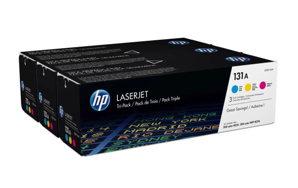 HP Toner Nr. 131A (U0SL1AM) Cyan/Magenta/Yellow