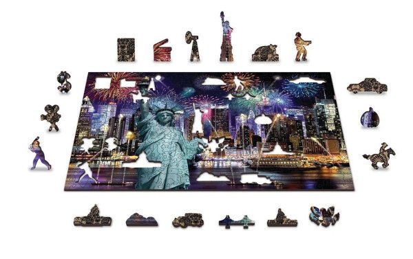 WOODEN.CITY Holz-Puzzle New York by Night XL