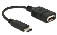 Delock USB 2.0-Kabel  USB C - USB A 0.15 m