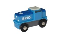 BRIO Eisenbahn Blaue Batterie-Frachtlok