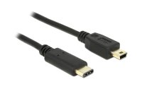 Delock USB 2.0-Kabel  USB C - Mini-USB B 1 m