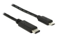 Delock USB 2.0-Kabel  USB C - Micro-USB B 1 m