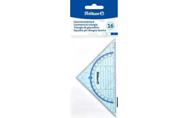 Pelikan Geodreieck 16 cm, Blau