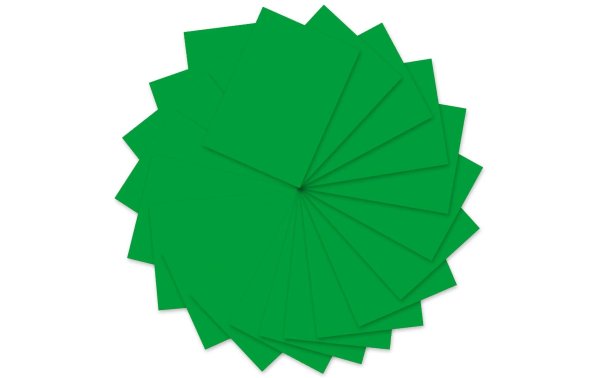 URSUS Tonzeichenpapier A4, 130 g/m², 100 Blatt, Grasgrün