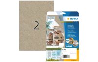 HERMA Universal-Etiketten 210 x 148 mm, 20 Blatt, Braun