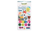 American Crafts Stickerbuch Bold + Brave 249 Stück,...