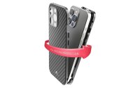 Black Rock Back Cover 360° Glass iPhone 14 Pro Max , Real Carbon