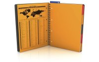 Oxford Notizbuch International Managerbook, A4 +, Liniert, Grau