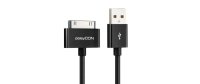 deleyCON USB 2.0-Kabel  USB A - Apple Dock 30-Pin 2 m