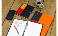 Oxford Notizheft International Meetingbook, A5 +, Liniert, Orange