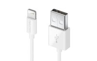 deleyCON USB 2.0-Kabel  USB A - Lightning 1 m