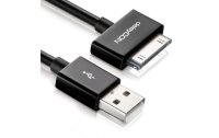 deleyCON USB 2.0-Kabel  USB A - Apple Dock 30-Pin 0.15 m