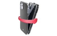 Black Rock Back Cover 360° Glass iPhone 14 , Real Carbon