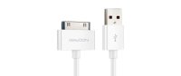 deleyCON USB 2.0-Kabel  USB A - Apple Dock 30-Pin 0.5 m
