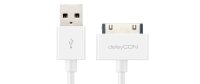 deleyCON USB 2.0-Kabel  USB A - Apple Dock 30-Pin 0.5 m