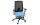 Dauphin Bürostuhl ID 7056 mit Netzrücken, Schwarz/Wasserblau