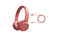 Philips Wireless On-Ear-Kopfhörer TAH4205RD/00 Rot