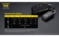 Nitecore Taschenlampe Tini 2, 500 Lumen