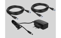 Delock USB-Switch USB3.0, 2 Port 2x2Matrix Umschalttasten