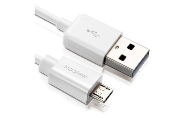 deleyCON USB 2.0-Kabel  USB A - Micro-USB B 3 m