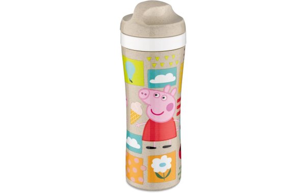 Koziol Trinkflasche Oase Pepa Pig, 425 ml, Beige