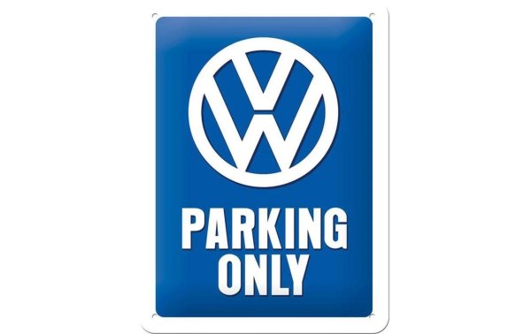 Nostalgic Art Schild VW Parking Only 15 x 20 cm, Metall