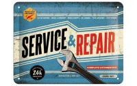 Nostalgic Art Schild Service & Repair 15 x 20 cm, Metall