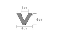 Gardinia Haken in Edelstahl-Optik, 2-er Pack