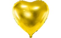 Partydeco Folienballon Herz Gold