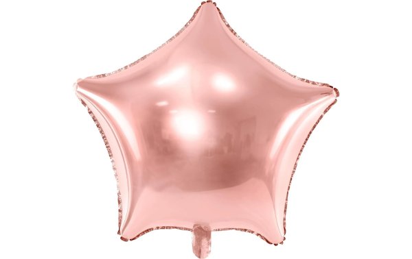 Partydeco Folienballon Star Rosegold