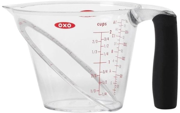 Oxo Good Grips Messbecher 2.5 dl, Schwarz/Transparent