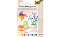 Folia Transparentpapier A4, 115 g/m²,  10 Stück, Farbig sortiert