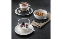 Villeroy & Boch Snackschale Manufacture Rock 14 cm, 4 Stück, Weiss