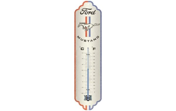 Nostalgic Art Thermometer Ford Mustang 6.5 x 28 cm