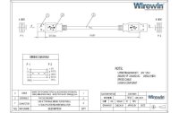 Wirewin USB 2.0-Kabel USB A - USB A 2 m