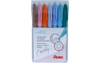 pentel Filzstift Brush Sign Pen Set Mehrfarbig
