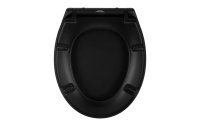 COCON Toilettensitz Duroplast mit Absenkautomatik Schwarz matt