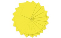 URSUS Tonzeichenpapier A4, 130 g/m², 100 Blatt, Zitronengelb