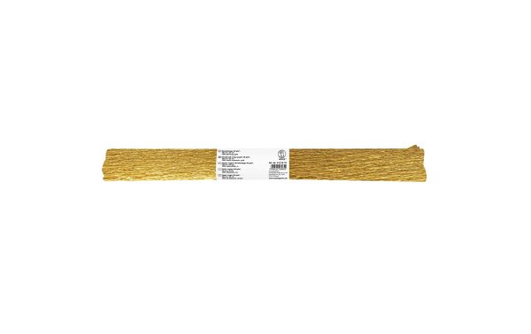 URSUS Krepppapier 50 cm x 2.5 m, 32 g/m², Gold