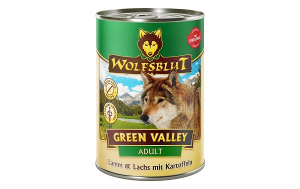 Wolfsblut Nassfutter Dog Dose Green Valley, 395g