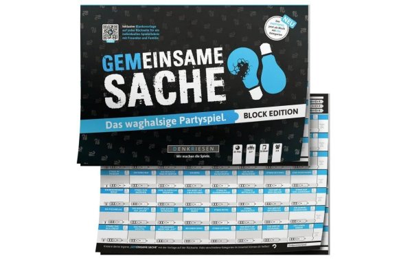 Denkriesen Partyspiel Gemeinsame Sache A4 Block Edition