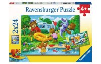 Ravensburger Puzzle Familie Bär geht campen