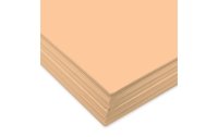 URSUS Tonzeichenpapier A4, 130 g/m², 100 Blatt, Aprikose