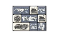 Nostalgic Art Magnet-Set Ford Mustang 9 Stück,...