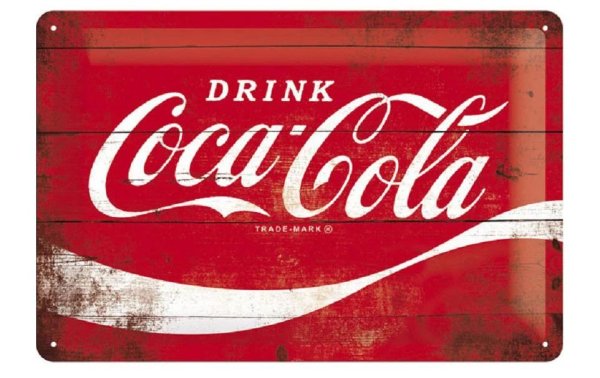 Nostalgic Art Schild Coca-Cola 20 x 30 cm, Metall